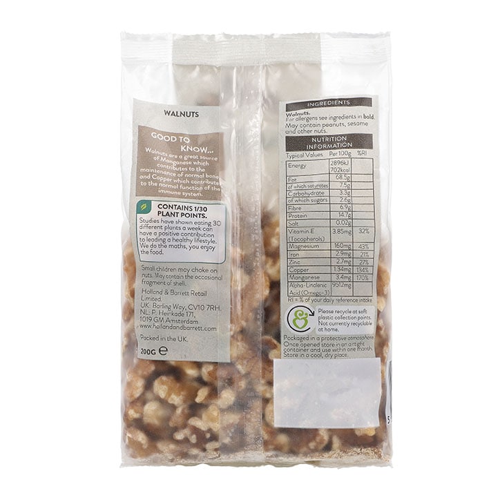 Holland & Barrett Walnut Halves 200g